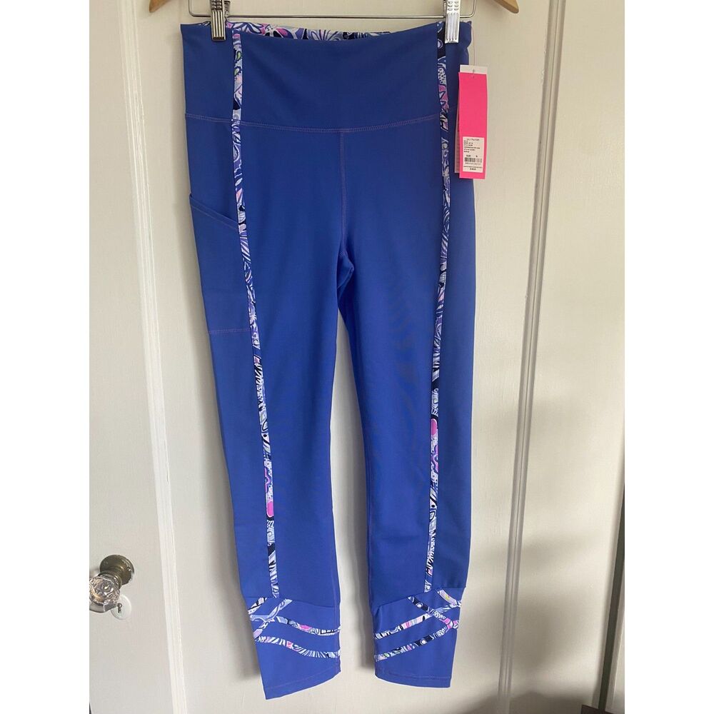 NWT LILLY PULITZER Luxletic Weekender High Rise Midi Leggings Size M